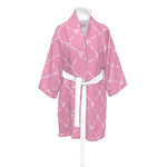Load image into Gallery viewer, Princss Kimono Pink W/ White