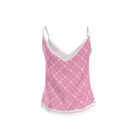 Load image into Gallery viewer, Royal Cami Pink W/ White
