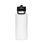 Load image into Gallery viewer, Stainless steel water bottle with a straw lid
