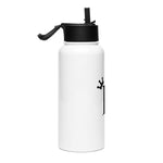 Load image into Gallery viewer, Stainless steel water bottle with a straw lid
