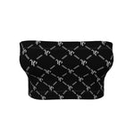 Load image into Gallery viewer, Princess Bandeau Black Pattern
