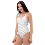 Load image into Gallery viewer, White Princess Pattern One-Piece Swimsuit
