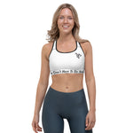 Load image into Gallery viewer, Princess White Sports Bra
