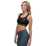 Load image into Gallery viewer, Princess Black Sports Bra
