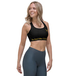 Load image into Gallery viewer, Princess Black Sports Bra
