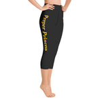 Load image into Gallery viewer, Princess Black Yoga Capri Leggings
